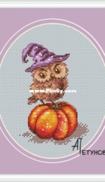 Halloween Owl by Anna Petunova