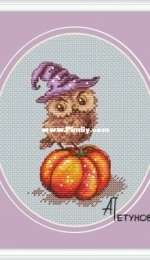 Halloween Owl by Anna Petunova