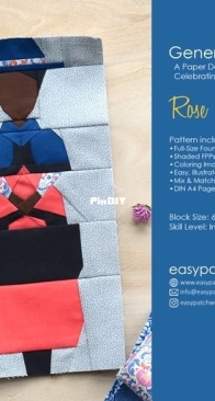 Easy Patchwork Shop - Rose - English