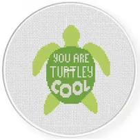 Daily Cross Stitch . You are Turtley Cool