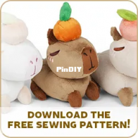 Sew Desu Ne - Choly Knight - Capibara Plush - Embroidery Files - Free