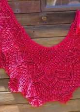 Bougainvillea Days Lace Shawl - Anna Victoria - By the Lily Pond