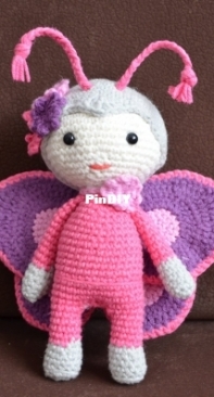 Pink Butterfly doll