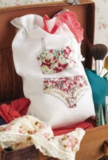 Brief Encounter - Laundry Bag by Lucie Heaton from Cross Stitcher 296 XSD