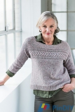 Natsumi Sweater by Yoko Hatta/Wool People Vol. 7