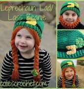 Leprechaun Lad/Lass Beanie by Nicole Bencher