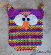One and two company- Carolina Guzman- Colorful Owl Rug