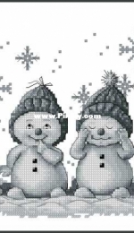 Snowmen by Lyudmila Poberezhnaya XSD