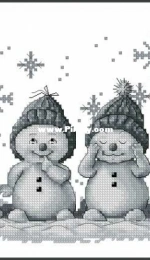 Snowmen by Lyudmila Poberezhnaya XSD