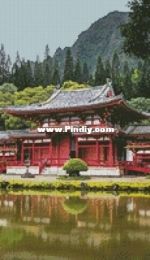 Artecy Cross Stitch - Byodo-In Temple