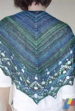 Dem Mond folgen / Follow the Moon Shawl by Ulrike Beringer-English,German-Free