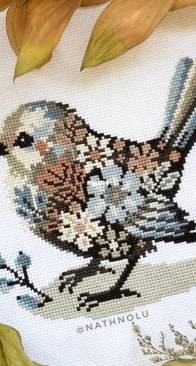 Nathnolu - Flower Winter Bird