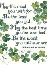 Celtic Blessing by Nancy Dockter from Holidays in Cross Stitch Volume 2    XSD