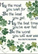 Celtic Blessing by Nancy Dockter from Holidays in Cross Stitch Volume 2    XSD