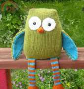 Lucys Owl by Rachel Gallagher-Miller/Rachels Knits-Free