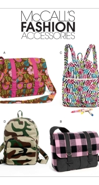 McCalls Patterns - M6410 - Backpacks and Bags