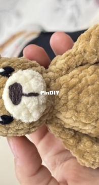 Crochet teddy boy