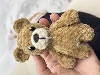 Crochet teddy boy