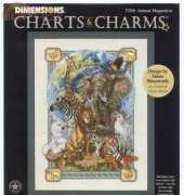 Dimensions - Charts & Charms 72501 Animal Magnetism