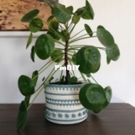 Gek op Haken - Created by Carolien - Plant basket - Plantenmandje - Dutch