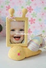 Tanaticrochet - Tatyana/Tatiana Kucherovska - Photo frame snail