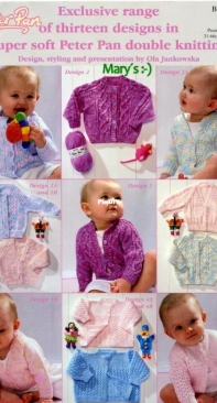 Carter & Parker Ltd. Peter Pan Book 280 Exclusive Range of Thirteen Designs in Super Soft  Peter Pan Double Knitting by Ola Jankowska