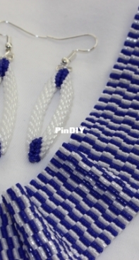 earrings and bracelet
