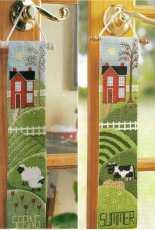 Seasonal Door Hangers by Rebecca Wood from Cross Stitch & Needlework - March, July, September & November 2008 XSD