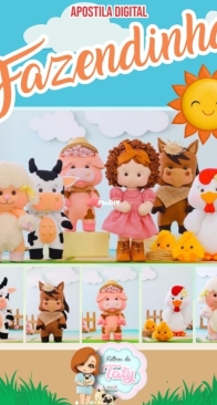 Feltros da Taty Atelie - Taty Alonso - Little Farm year 2020 - Fazendinha ano 2020 - Portuguese