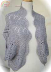 Hug-Me-Tight Fan Lace Jacket Wrap by Jackie Erickson-Schweitzer