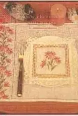 Placemat with Chrysanthemums from Flowers in Cross Stitch XSD