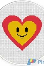 Daily Cross Stitch  - Happy Heart