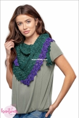 Knotions - Linette Grayum - Owls Clover Shawl - Free