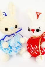 The Cozy Chipmunk  - Ornament Bunny - Free