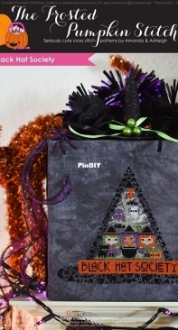 The Frosted Pumpkin Stitchery - Black Hat Society PCS + XSD