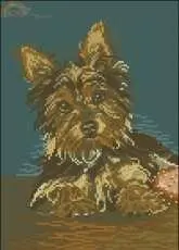 Wiehler 3573-9 Yorkshire dog xsd + pcs