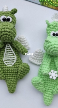 Tatyana Knittoy - Dragon Brooch