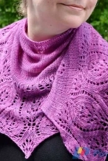 Alcea Shawl by Susanna IC /ArtQualia Designs