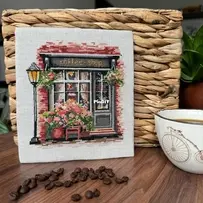 Coffee shop by Hanna Levchuk