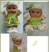 baby berenguer LIL with cat outfit