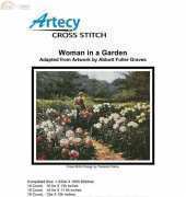 Artecy-Woman in a garden