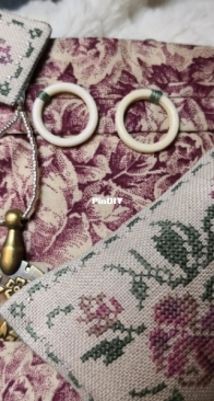 An embroidered set