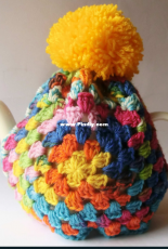 Ruth Maddock - Granny square Tea Cozy - Free