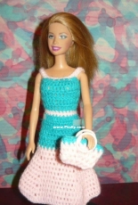 Maguinda Bolsón - Analia dress and bag set for dolls