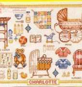 Lanarte 15549 Baby Nursery Sampler XSD