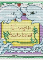 Aliona Alionca Ricamo - Dolphins