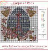 Les Brodeuses Parisiennes - Pâques à Paris - FREE