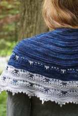AnimaKnits-Luck Lilac Shawl by Kristina Vilimaite