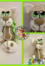 Cat made from liliksha toys pattern