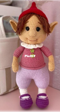 Kat Knit Toys - Ekaterina Litvinova - The Elf - Russian Translated